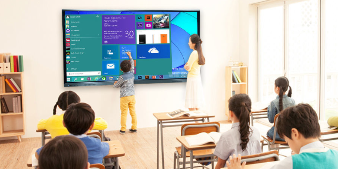 interactive flat panel display